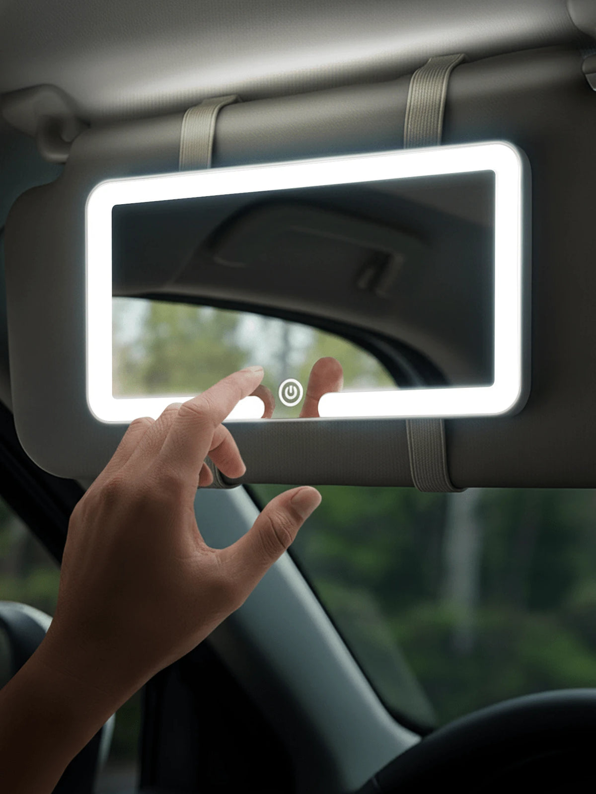 Espejo LED de Maquillaje para Carro Velora®