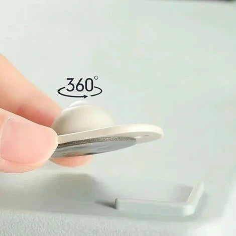 Mini ruedas giratorias adhesivas 360° - 8 UNIDADES
