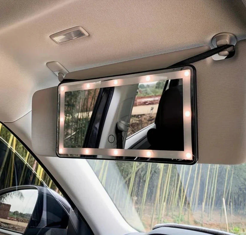 Espejo LED de Maquillaje para Carro Velora®