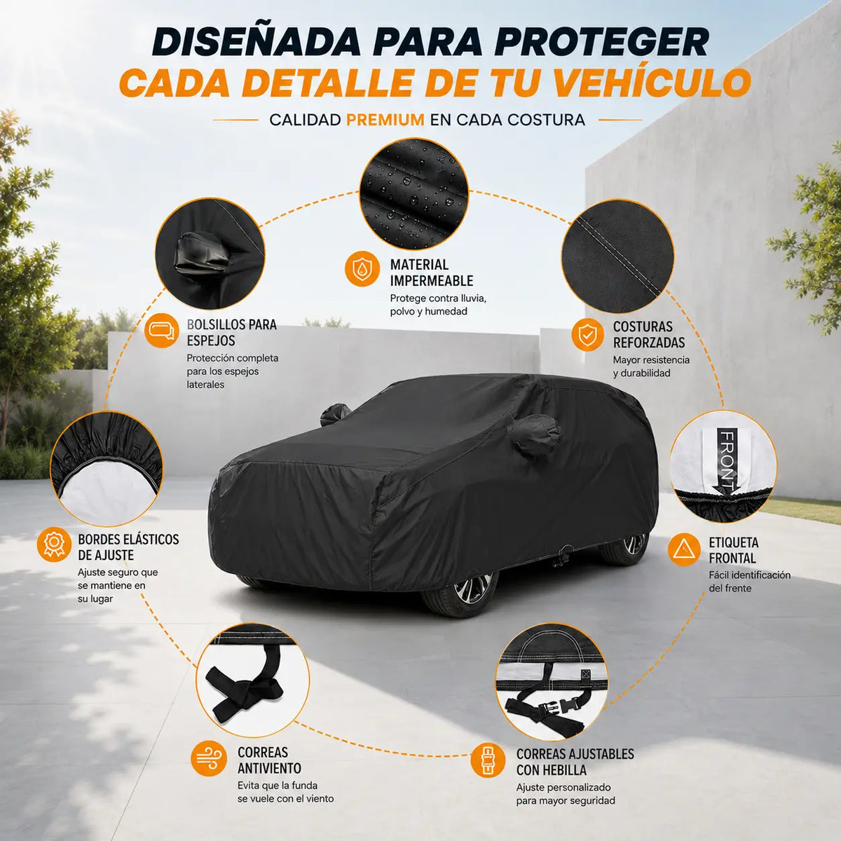 Funda Cobertor para Carro Wagen Deluxe - Doble Faz