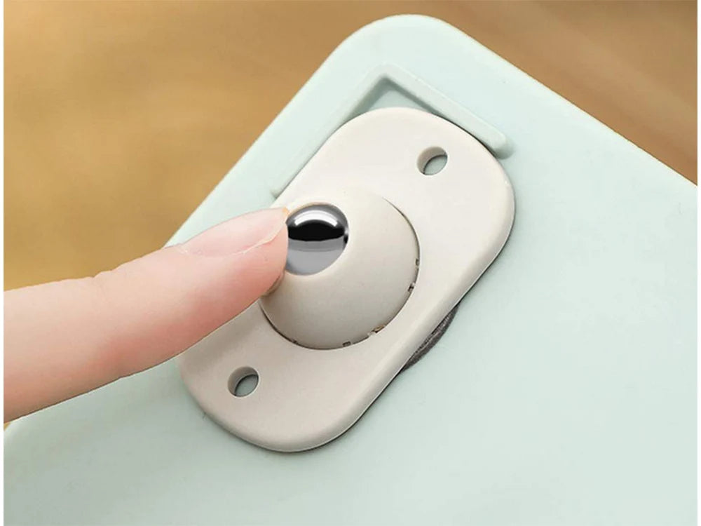 Mini ruedas giratorias adhesivas 360° - 8 UNIDADES